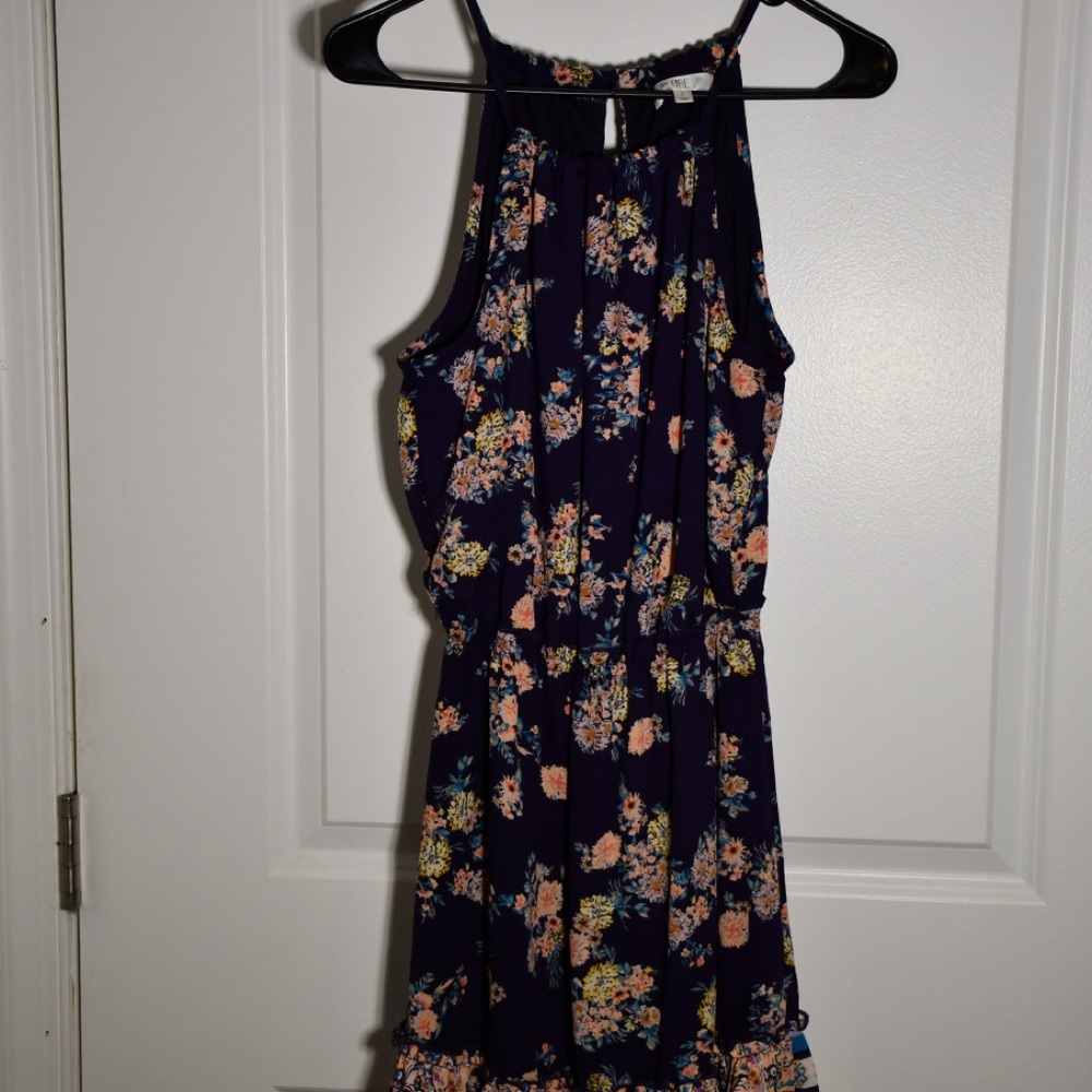 Love, Fire Purple Floral Dress